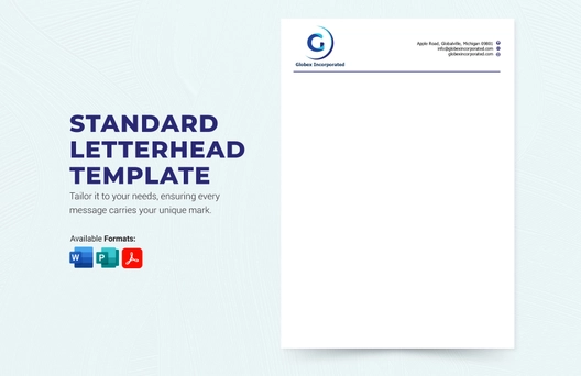 Standard Letterhead Template