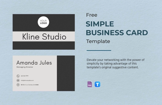 Simple Business Card Template