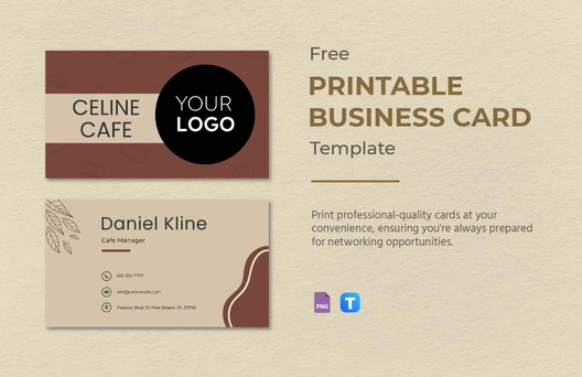 Printable Business Card Template