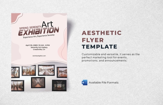 Aesthetic Flyer Template