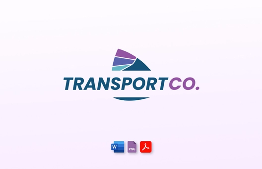 Transport and Logistics Express Delivery Logo Design Template