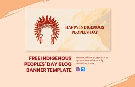 Indigenous Peoples' Day Blog Banner Template