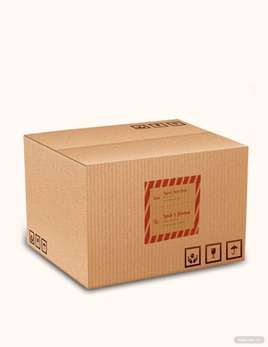 Shipping Label Template