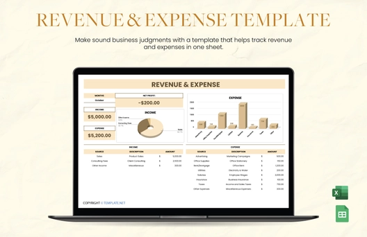 Revenue & Expense Template