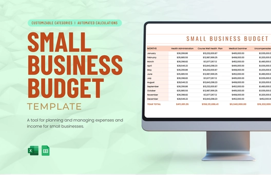 Small Business Budget Template