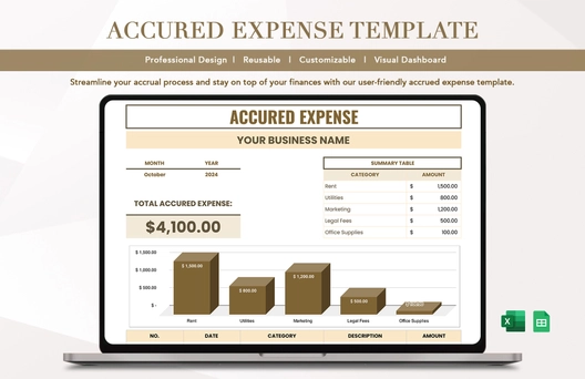 Accured Expense Template