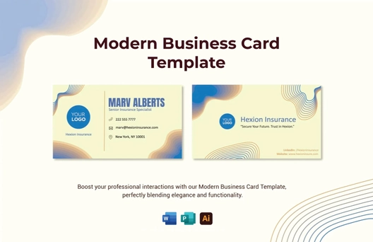 Modern Business Card Template