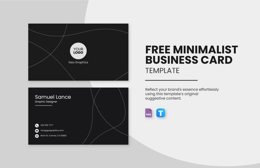 Minimalist Business Card Template