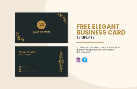 Elegant Business Card Template