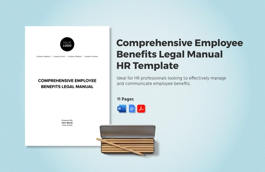 Comprehensive Employee Benefits Legal Manual HR Template