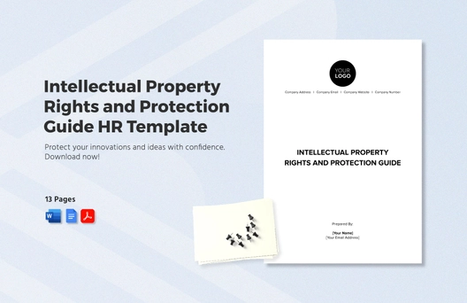 Intellectual Property Rights and Protection Guide HR Template