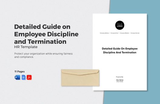 Detailed Guide on Employee Discipline and Termination HR Template