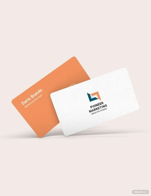Marketing Agency Business Card Template
