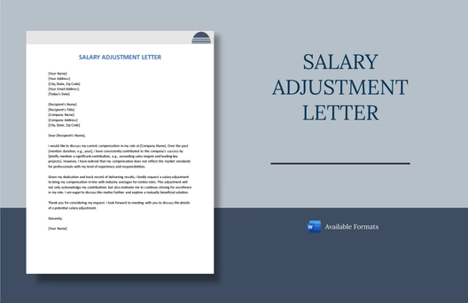 Salary Adjustment Letter