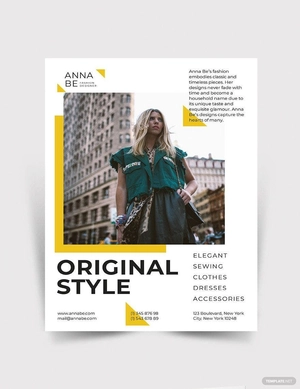 Fashion Designer Flyer Template