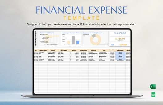 Financial Expense Template