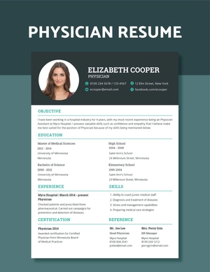 Physician Resume