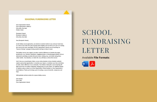 Seasonal Fundraising Letter
