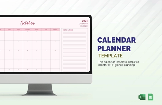 Calendar Planner Template