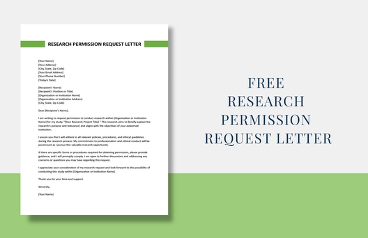 Research Permission Request Letter