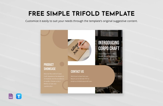 Simple Trifold Template