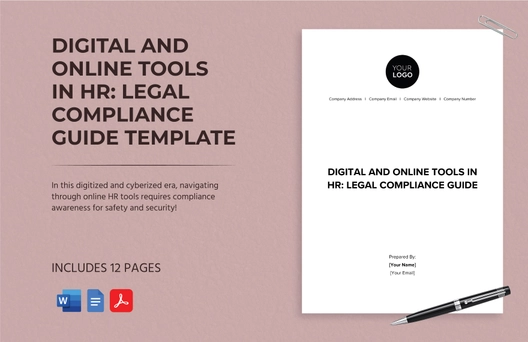 Digital and Online Tools in HR: Legal Compliance Guide Template Digital and Online Tools in HR: Legal Compliance Guide Template