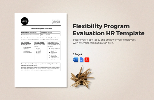 Flexibility Program Evaluation HR Template Flexibility Program Evaluation HR Template