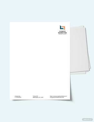Marketing Agency Letter Head Template