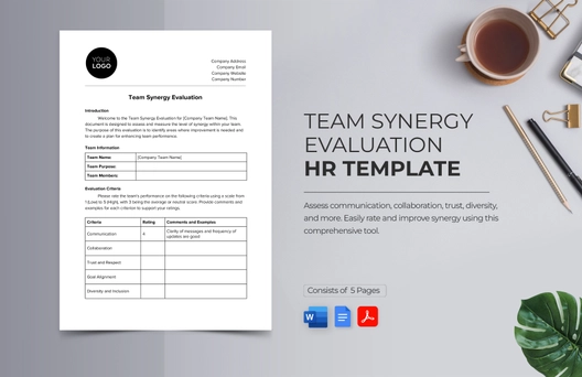 Team Synergy Evaluation HR Template