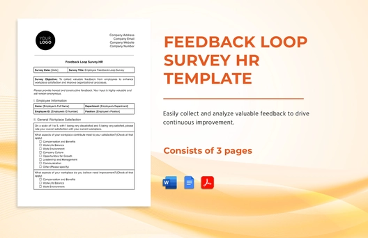 Feedback Loop Survey HR Template