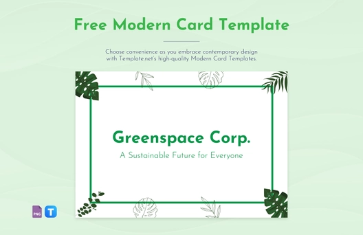 Modern Card Template
