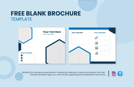 Blank Brochure Template