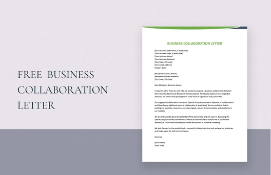 Business Collaboration Letter Business Collaboration Letter