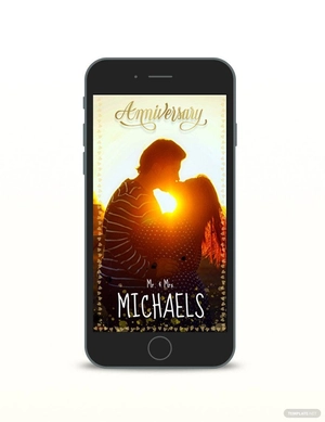 Anniversary Snapchat Geofilters Template