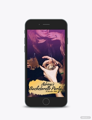 Bachelorette Snapchat Geofilters Template