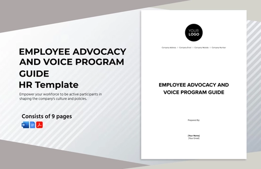Employee Advocacy and Voice Program Guide HR Template