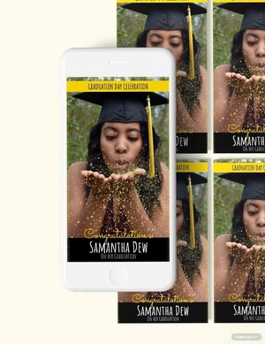 Graduation Snapchat Geofilters Template