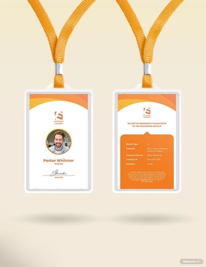 Daycare Staff ID Card Template