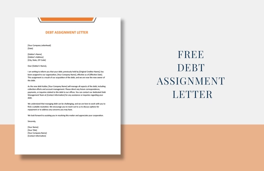 Debt Assignment Letter