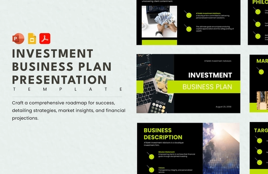 Investment Business Plan Presentation Template