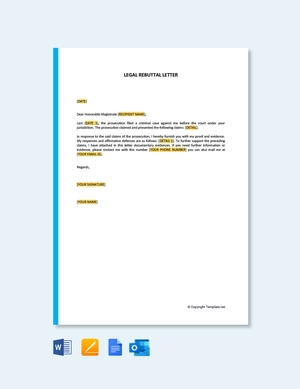 Legal Rebuttal Letter