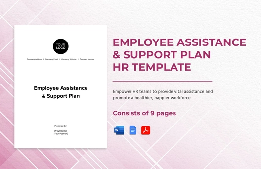 Employee Assistance & Support Plan HR Template