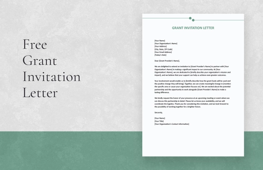 Grant Invitation Letter
