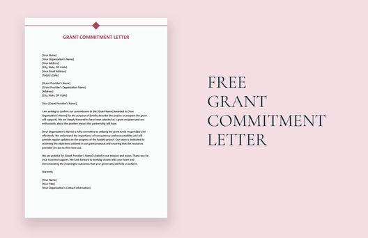 Grant Commitment Letter