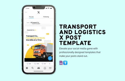 Transport and Logistics X Post Template