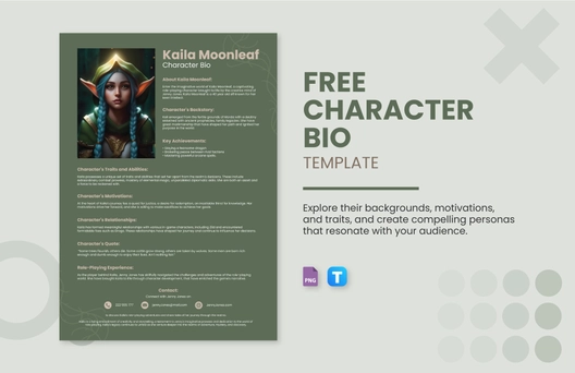Character Bio Template