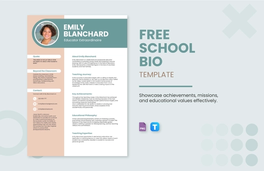 School Bio Template