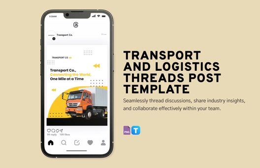 Transport and Logistics Threads Post Template