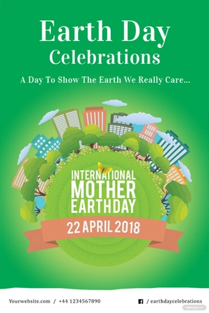 International Earth Day Tumblr Post Template