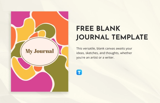 Free Blank Journal Template to Edit Online